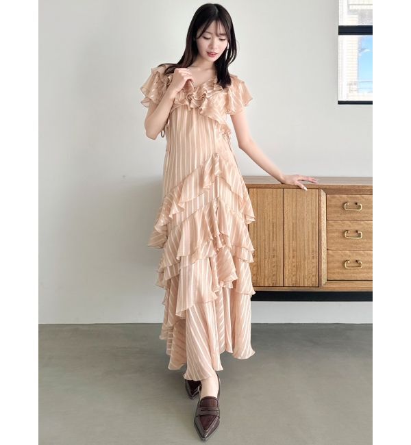 dazzlin「バリエフルイドワンピース」|ワンピース|