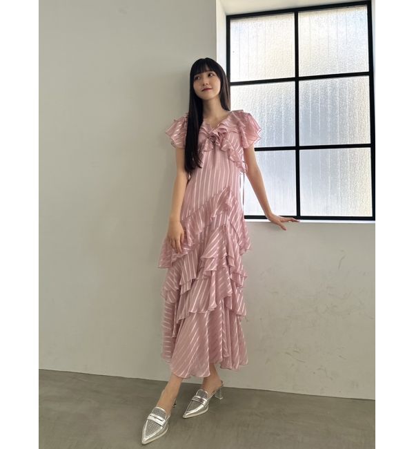 dazzlin「バリエフルイドワンピース」|ワンピース|