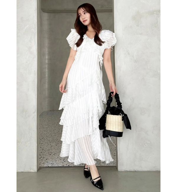 dazzlin「バリエフルイドワンピース」|ワンピース|