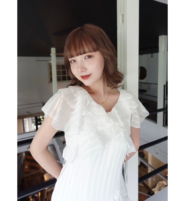 dazzlin「バリエフルイドワンピース」|ワンピース|