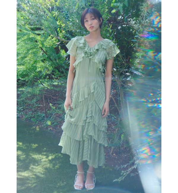 dazzlin「バリエフルイドワンピース」|ワンピース|