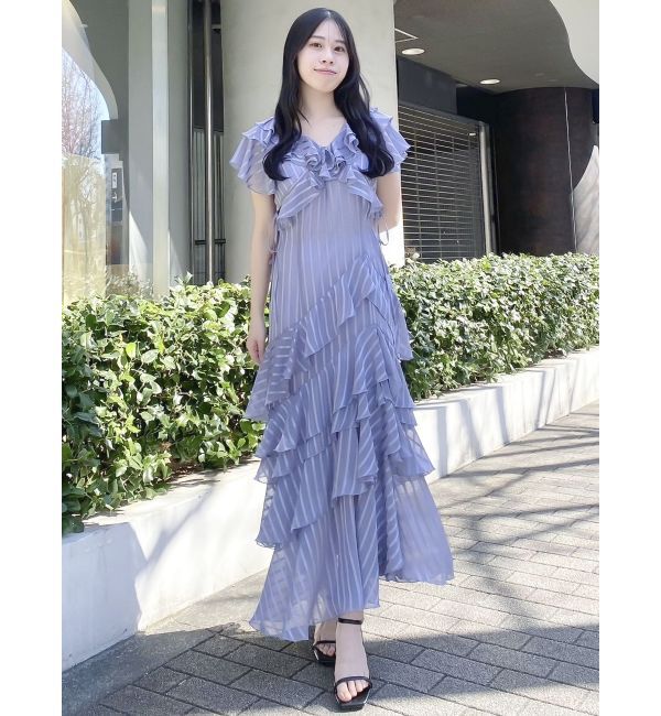 dazzlin「バリエフルイドワンピース」|ワンピース|