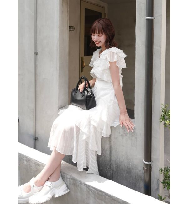 dazzlin「バリエフルイドワンピース」|ワンピース|