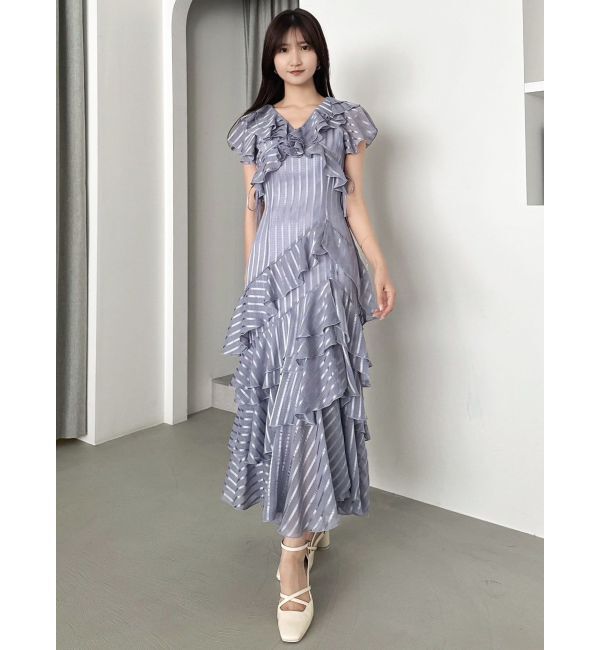dazzlin「バリエフルイドワンピース」|ワンピース|