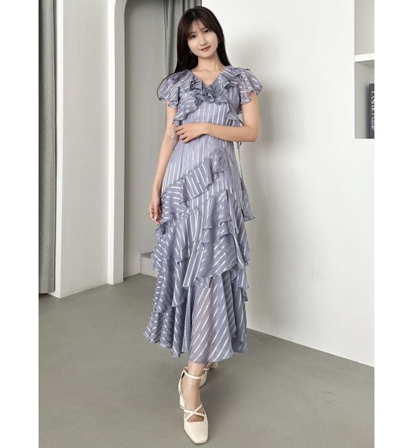 dazzlin「バリエフルイドワンピース」|ワンピース|