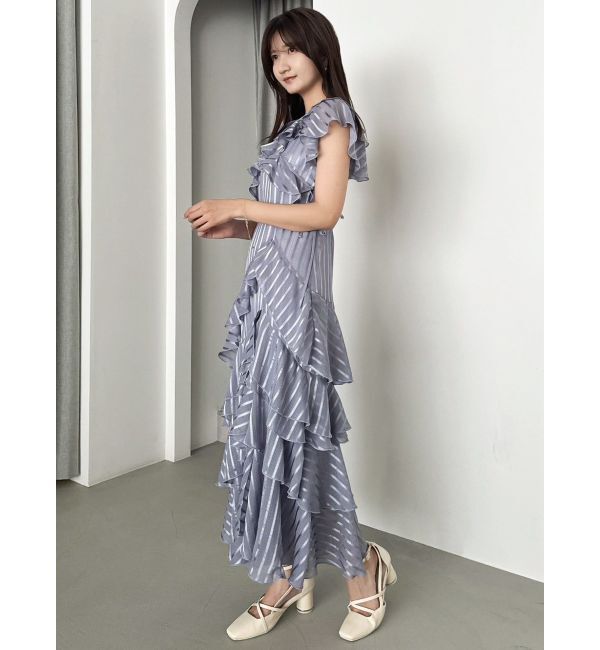 dazzlin「バリエフルイドワンピース」|ワンピース|