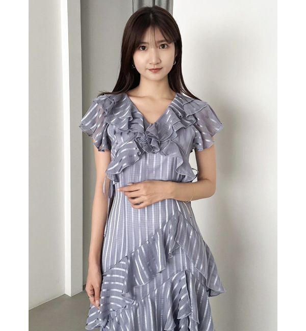 dazzlin「バリエフルイドワンピース」|ワンピース|