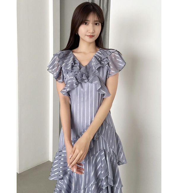 dazzlin「バリエフルイドワンピース」|ワンピース|