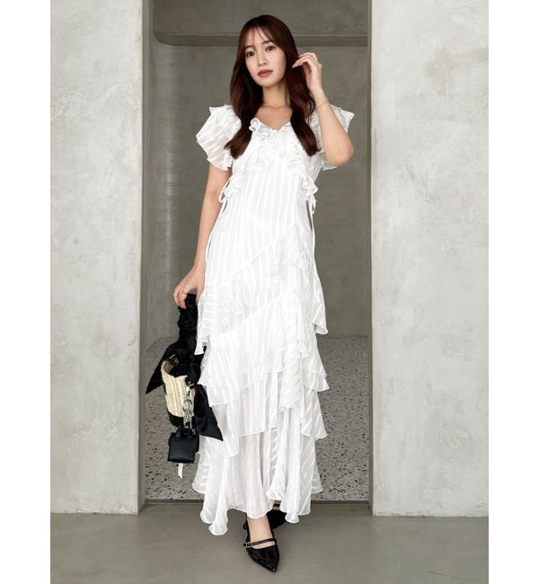 dazzlin「バリエフルイドワンピース」|ワンピース|