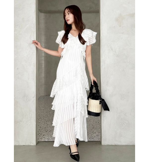 dazzlin「バリエフルイドワンピース」|ワンピース|