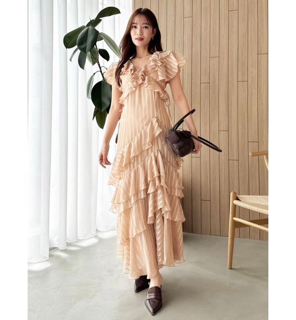 dazzlin「バリエフルイドワンピース」|ワンピース|