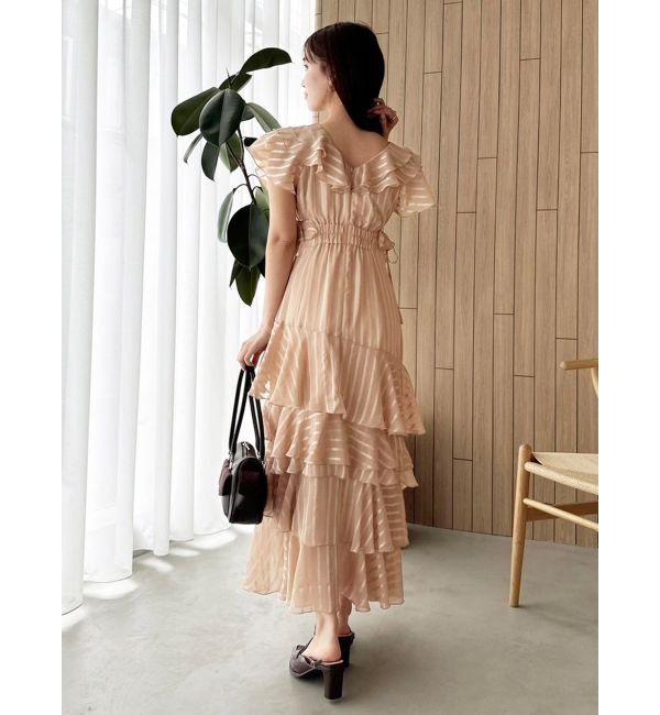 dazzlin「バリエフルイドワンピース」|ワンピース|