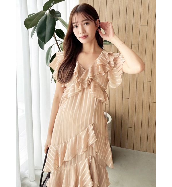 dazzlin「バリエフルイドワンピース」|ワンピース|