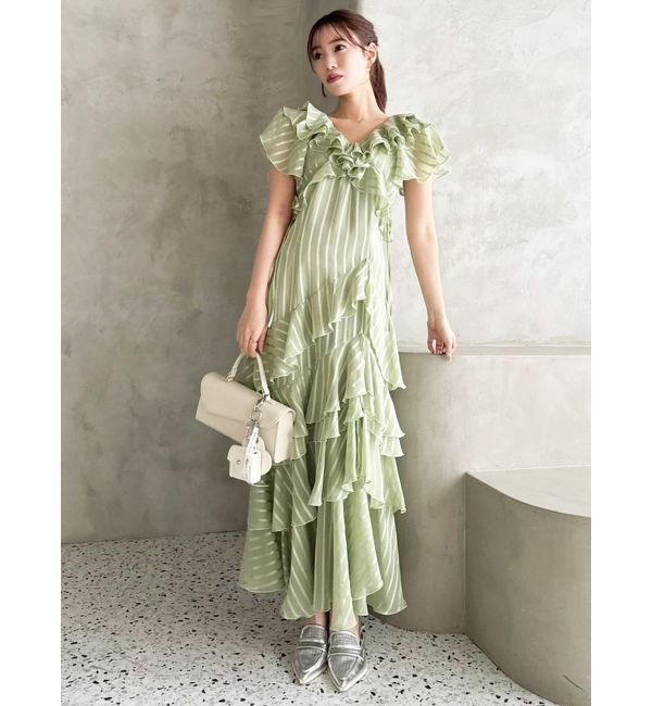 dazzlin「バリエフルイドワンピース」|ワンピース|