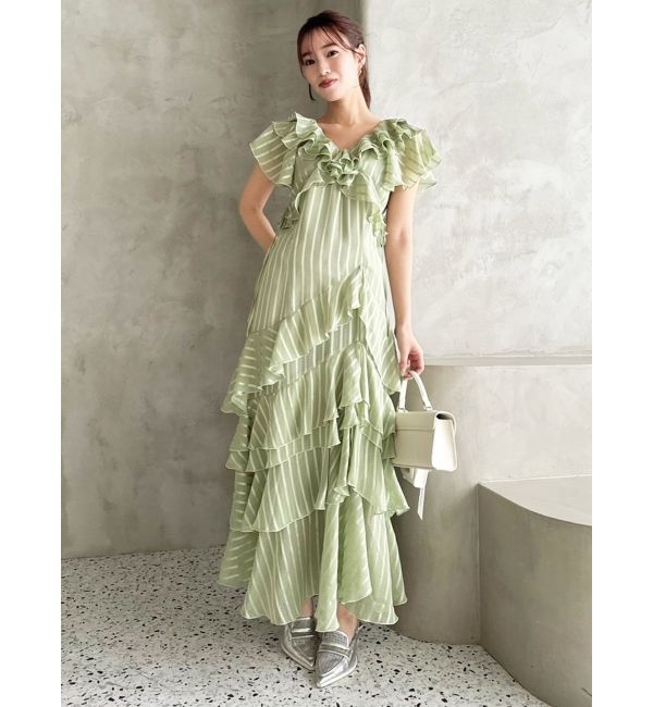 dazzlin「バリエフルイドワンピース」|ワンピース|