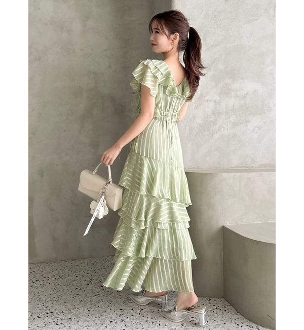 dazzlin「バリエフルイドワンピース」|ワンピース|