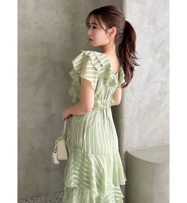 dazzlin「バリエフルイドワンピース」|ワンピース|