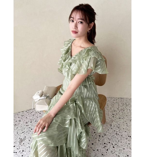 dazzlin「バリエフルイドワンピース」|ワンピース|