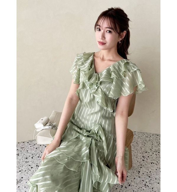 dazzlin「バリエフルイドワンピース」|ワンピース|