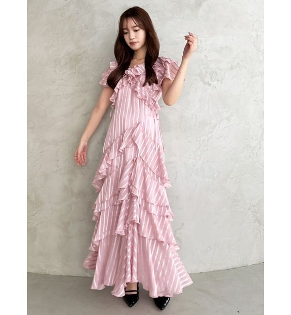 dazzlin「バリエフルイドワンピース」|ワンピース|