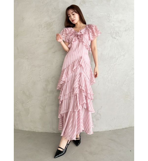 dazzlin「バリエフルイドワンピース」|ワンピース|