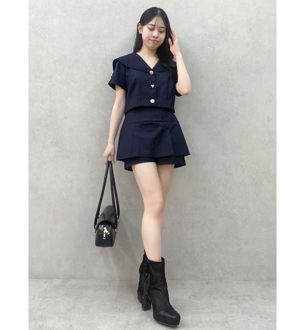 dazzlin「【セットアップ対応】レイヤードスカートパンツ」|その他|