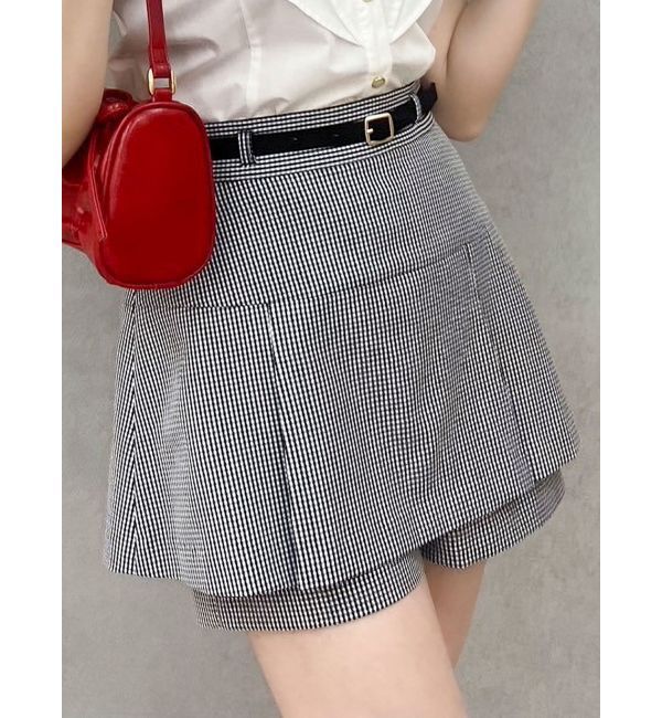 dazzlin「【セットアップ対応】レイヤードスカートパンツ」|その他|ミックス