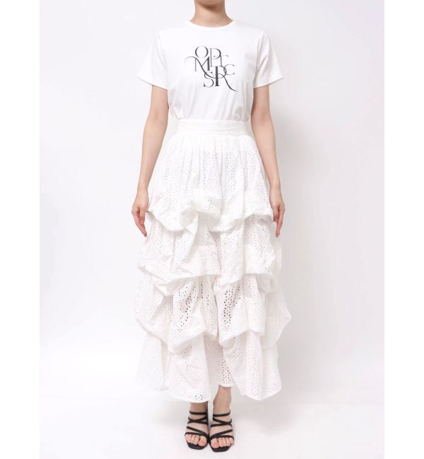 dazzlin「コットンレースバルーンタックスカート」|スカート|