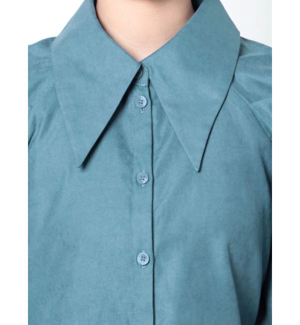 EMODA「ビッグカラーシャツワンピース」|ワンピース|