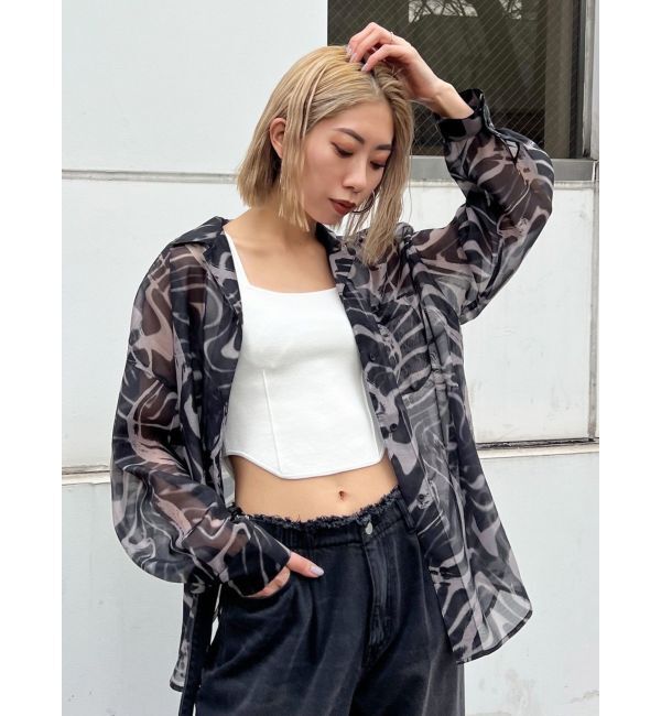 EMODA「エアリールーズシャツ」|シャツ・ブラウス|