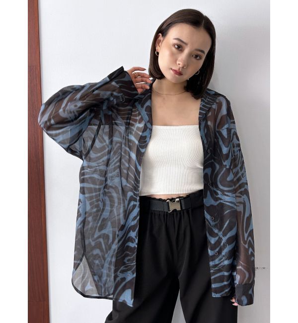 EMODA「エアリールーズシャツ」|シャツ・ブラウス|