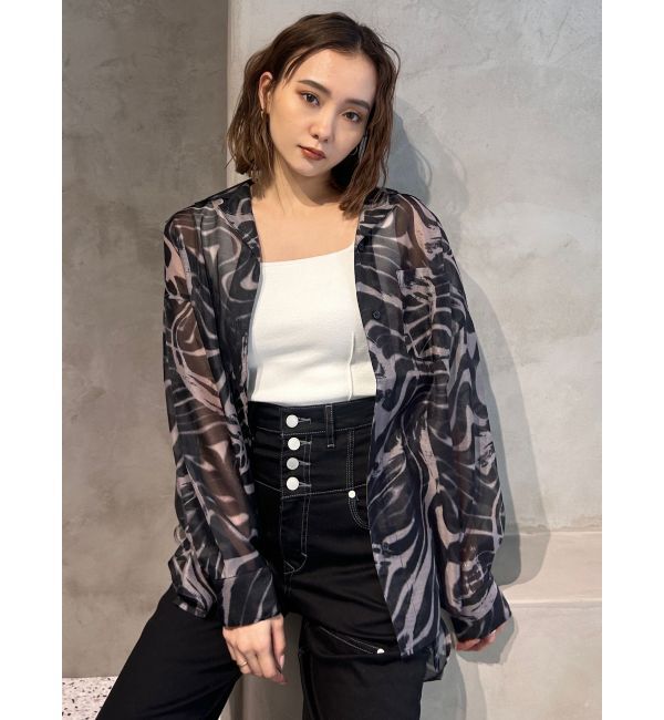 EMODA「エアリールーズシャツ」|シャツ・ブラウス|ベージュ