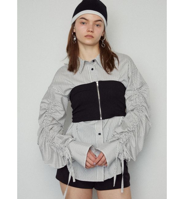 EMODA「ベアセットカーブシャツ」|シャツ・ブラウス|