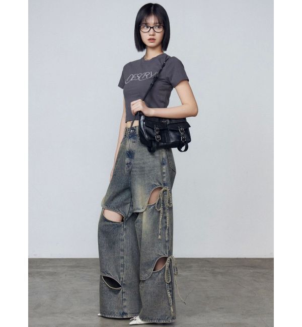 EMODA「パールロゴTシャツ」|Tシャツ・カットソー|