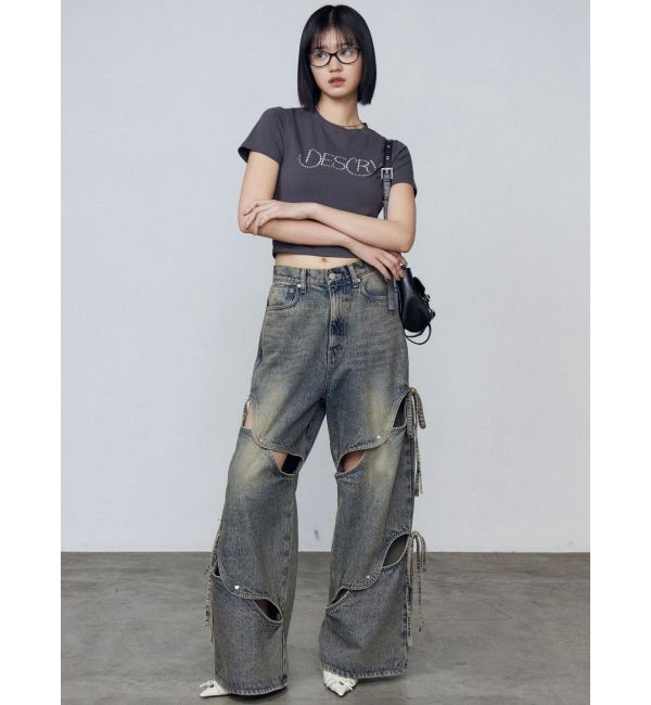 EMODA「パールロゴTシャツ」|Tシャツ・カットソー|