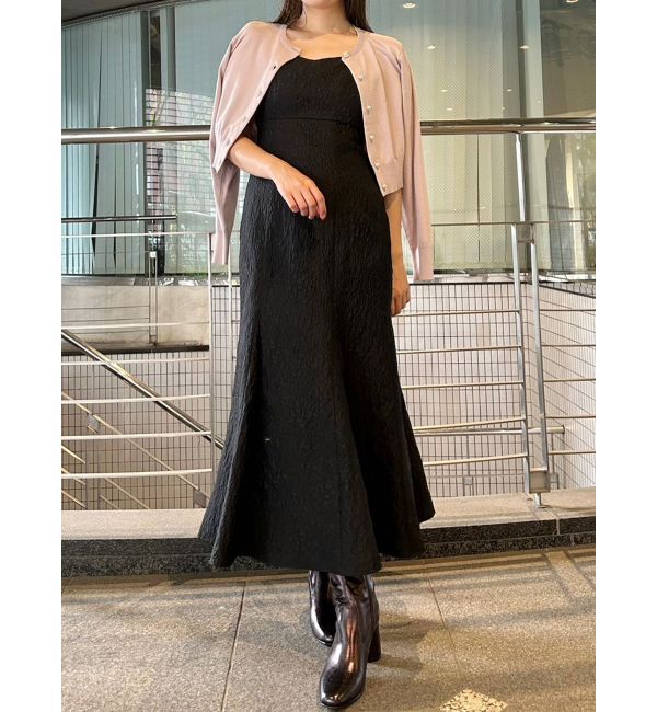 MERCURYDUO「ビジューボタンニットカーデ」|カーディガン|