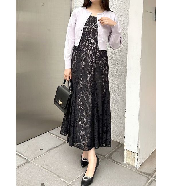 MERCURYDUO「ビジューボタンニットカーデ」|カーディガン|