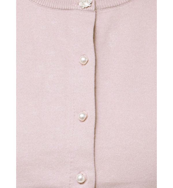 MERCURYDUO「ビジューボタンニットカーデ」|カーディガン|