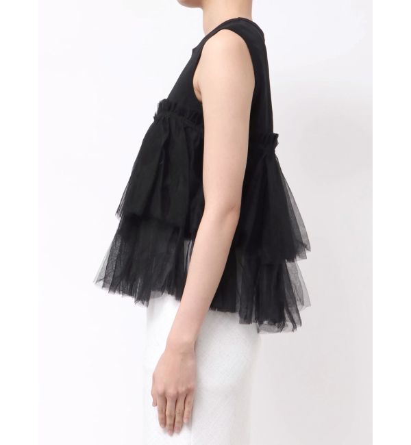 MERCURYDUO「【OUNNOUN】デザインペプラムタンクトップ」|タンクトップ|