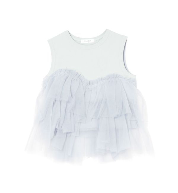 MERCURYDUO「【OUNNOUN】デザインペプラムタンクトップ」|タンクトップ|