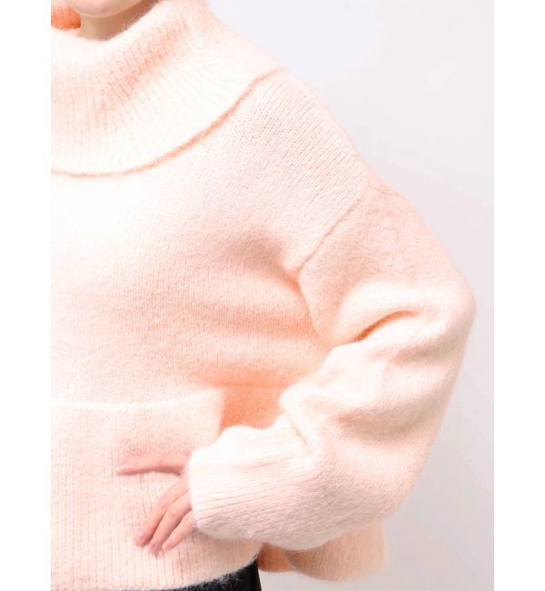 MERCURYDUO「【WEB限定カラーあり】オフタートルペプラムニット」|ニット・セーター|
