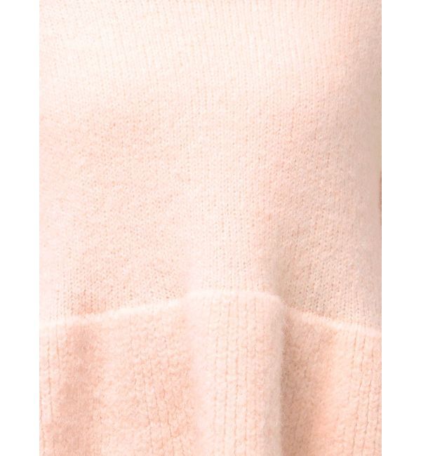 MERCURYDUO「【WEB限定カラーあり】オフタートルペプラムニット」|ニット・セーター|