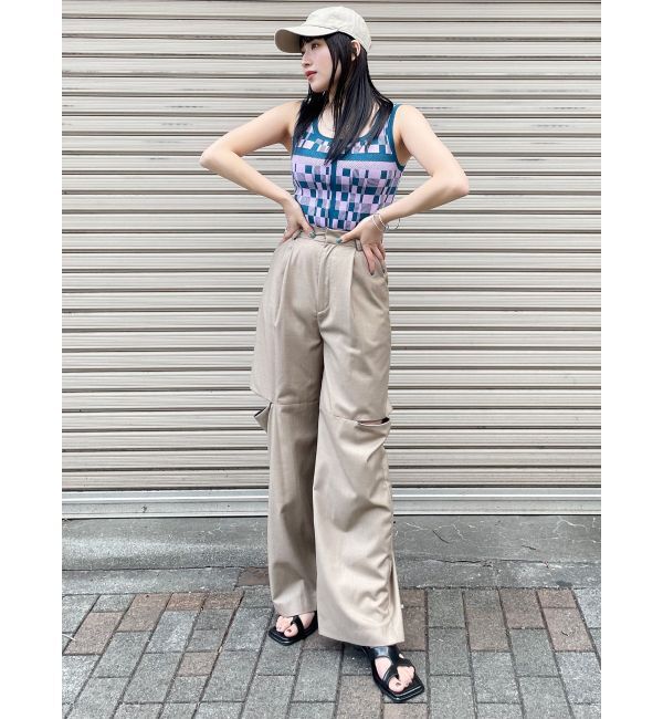 MURUA「カットワークトングサンダル」|サンダル|