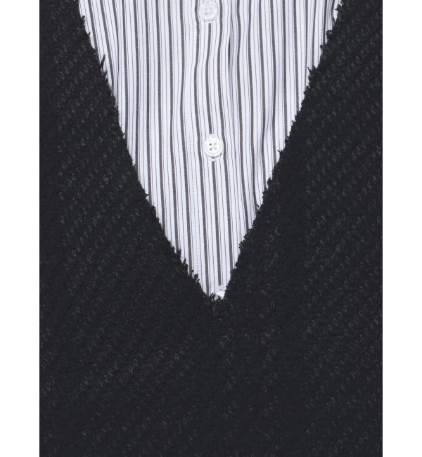 MURUA「オリジナルツイードシャツワンピース【2way】」|ワンピース|