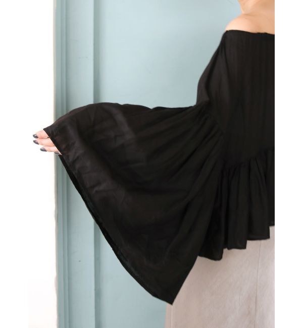 Ungrid「スリーブデザインオフショルブラウス」|シャツ・ブラウス|