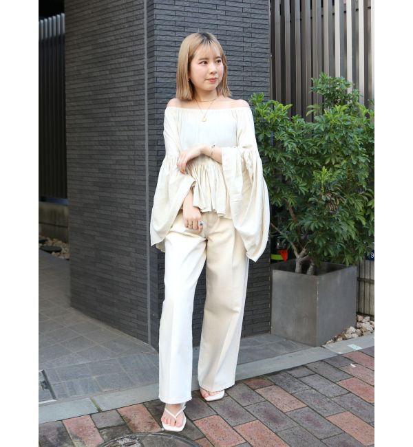 Ungrid「スリーブデザインオフショルブラウス」|シャツ・ブラウス|