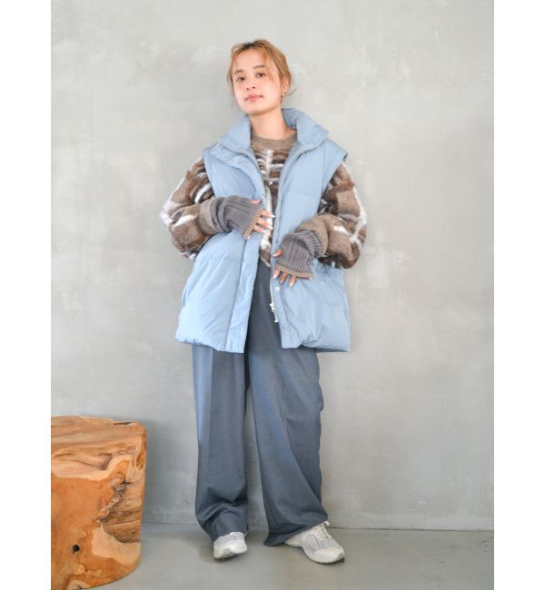 Ungrid「チェックジャカードルーズニット」|ニット・セーター|