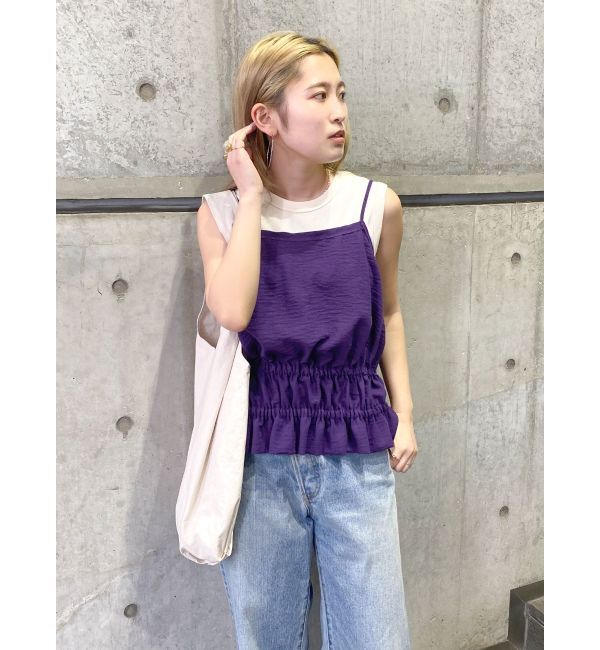 Ungrid「キャミレイヤードタンクトップ」|タンクトップ|