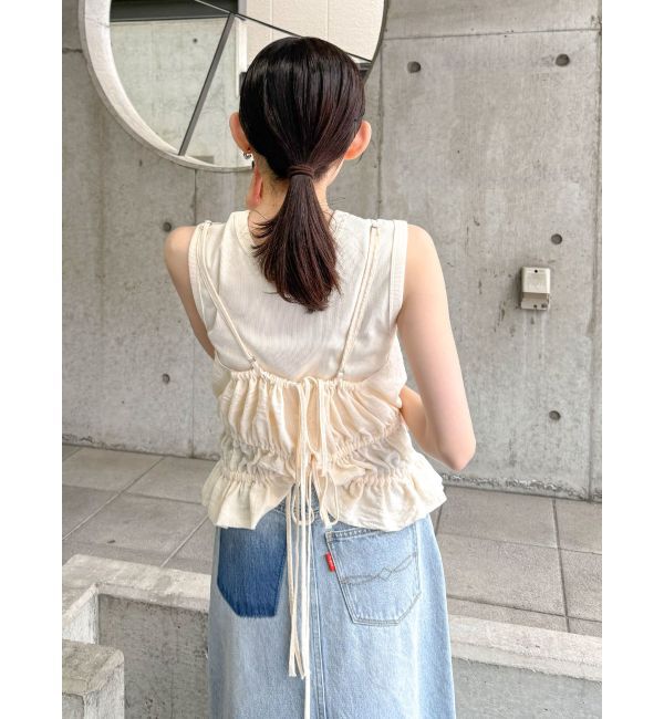 Ungrid「キャミレイヤードタンクトップ」|タンクトップ|