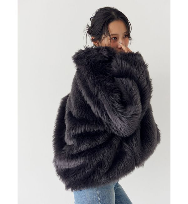 ボリュームデザインファーコート（Ungrid）｜ルミネのファッション通販